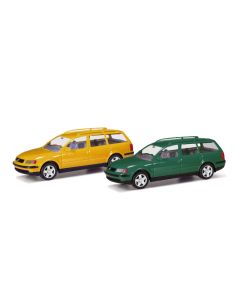 MiniKit: VW Passat Variant B5, grün + gelb