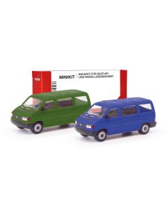MiniKit VW T4 Bus, olivgrün/blau 