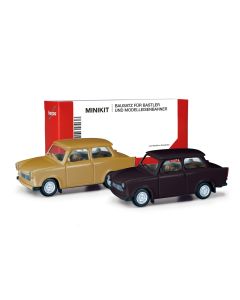 MiniKit Trabant 601 Limousine, samtocker/schwarz 