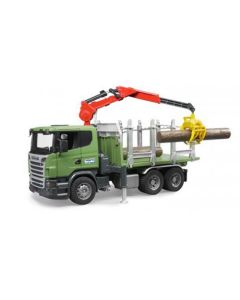 Scania R-Serie Holztransport-LKW mit 3 Baumstämmen