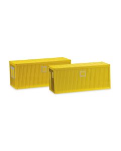 20ft Baucontainer, 2x, gelb