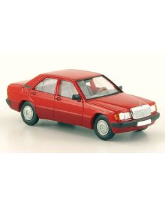 Mercedes 190E (W201), rot, ohne Kartonschuber, 1988