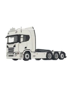 Scania R500 series with hooklift weiss