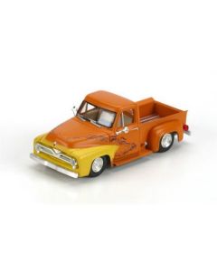 Ford Pickup F-100 1955 orange/Flamme