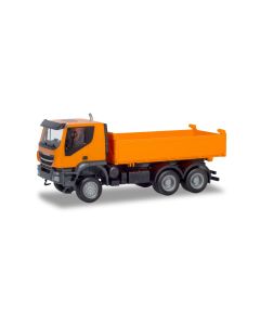 Iveco Trakker 6x6 Baukipper-LKW, orange