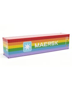 40ft High Cube Container, Rainbow "Maersk"