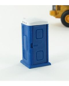 Toilette "Porta-Potty" blau