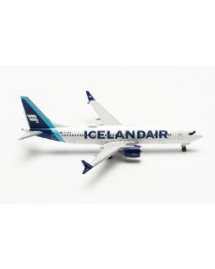 Icelandair Boeing 737 Max 8, new colors (cyan tail stripe), TF-ICE “Jökulsárlón”