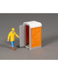 Mobile Toilette, orange