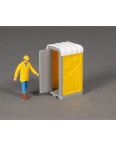 Mobile Toilette, gelb
