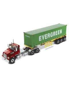 Western Star 4700  with Yellow Trailer and 40' EverGreen 