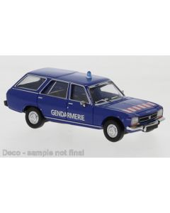 Peugeot 504 Break, blau Gendarmerie