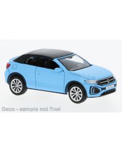 VW T-Roc Cabriolet geschlossen, hellblau, 2022