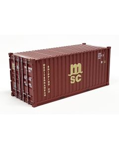 20ft Container, braun "MSC"