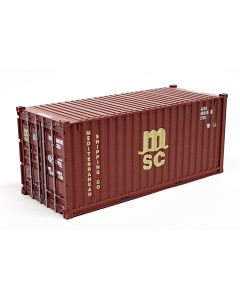 20ft Container (22G1), braun "MSC"