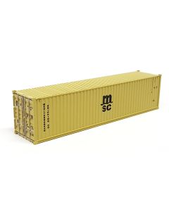 40ft Container, gelb "MSC"