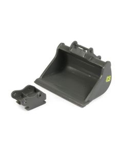 Black Eurosteel Ditch Cleaning Bucket (40-50 Ton)