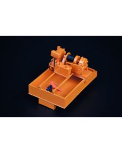 Ballastbox mit Winde, orange