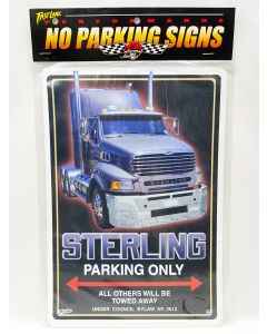 Schild Sterling Parking Only 19x27cm 