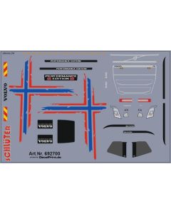 Truckdekor für Volvo "Norway Edition" (7.9 x 5,2 cm)