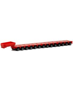 Goldhofer Tieflader THP mit Schwanenhals, rot