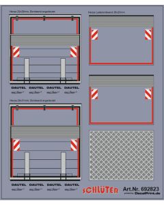 Truckdekor für Ladebordwand Details (65 x 78 mm) 