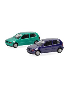 MiniKit: VW Polo 2-Türig, 1x pistazie 1x chagallblau