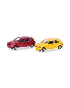 MiniKit: Renault Clio 16V, Jaune + Rouge Etrusque