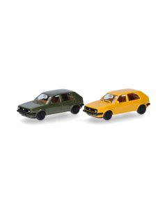 MiniKit VW Golf II 4-türig, olivgrün + ginstergelb