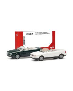 MiniKit: Audi Cabrio, mintgrün + alpinweiß