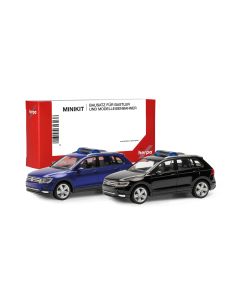 MiniKit: VW Tiguan, ultramarinblau und schwarz, 2x