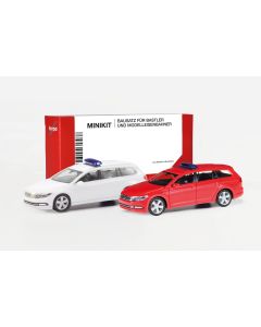 MiniKit: 2 x VW Passat Variant mit Warnbalken