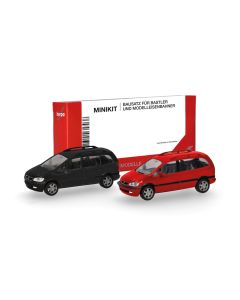 MiniKit: Opel Zafira, schwarz und rot, 2x