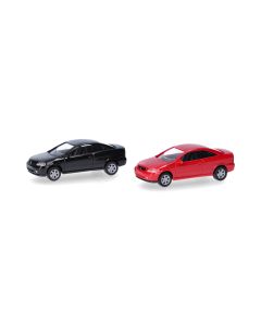 MiniKit: Opel Coupé (2000), schwarz und magmarot