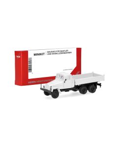 MiniKit: IFA G5 Dreiseitenkipper-LKW 3a, weiß