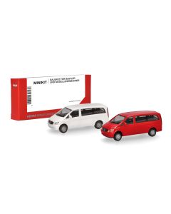 MiniKit: MB Vito Bus (W639 facelift / 2010), weiß und rot