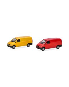 MiniKit: MB Vito Kasten 2002, ginstergelb und rot