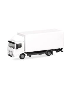 MiniKit: MB Atego '13 mit Ladebordwand, weiß