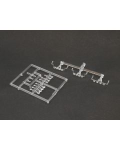 Lampenbügel u. Scheinwerfer transparent 3x