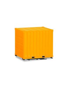 10ft Container mit Platte, gelb, 2x 