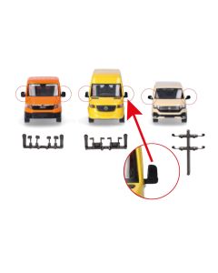 Spiegel-Set für Transporter (MB Sprinter, VW Crafter/MAN TGE, VW T6.1), je 5x