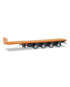 Teletrailer Nooteboom, verkehrsorange