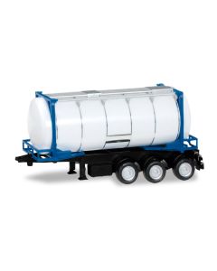 26ft Swapcontainer-Auflieger 3a, weiss/blau