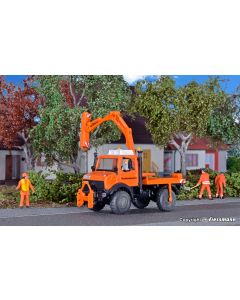 MB Unimog mit Lichtraumschneidgerät, Bausatz