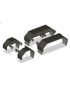 Bausatz: 2 Sätze Riffelblech Kotflügel für Herpa 8x4 Chassis 