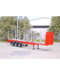 Langholz Auflieger mit Bordwand