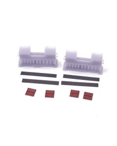  Heckstoßstange vollverkleidet mit Rückleuchten, 4x, Bausatz 