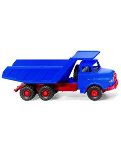 MAN Muldenkipper, signalblau/rot