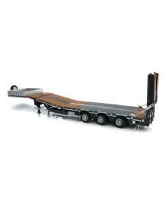 Nooteboom Tieflader 3a mit Holzplanken, anthracite