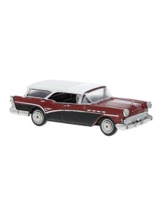 Buick Century Caballero, metallic-rot/schwarz 1957